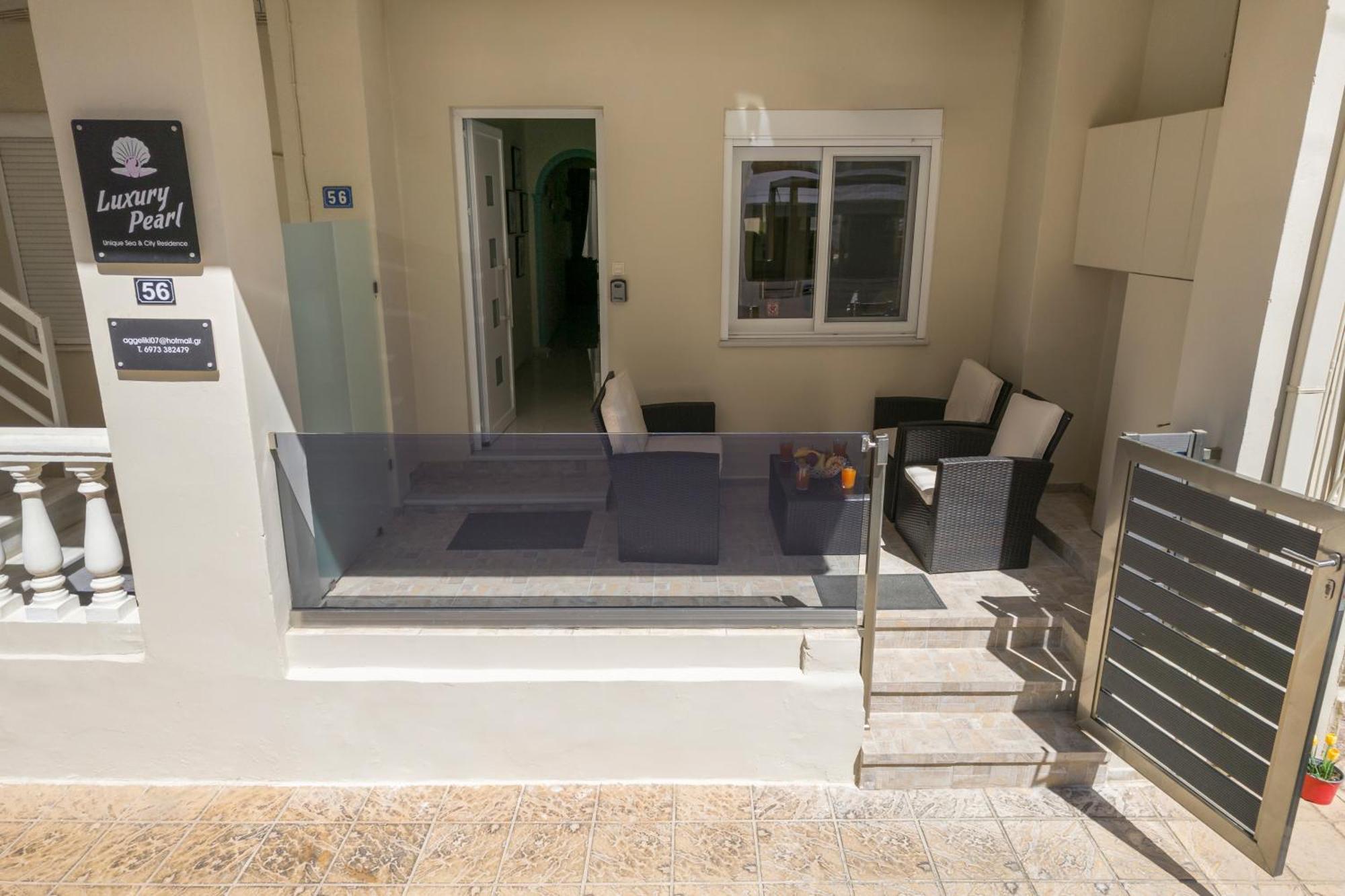 Luxury Pearl, Steps To The Beach Ханья Экстерьер фото